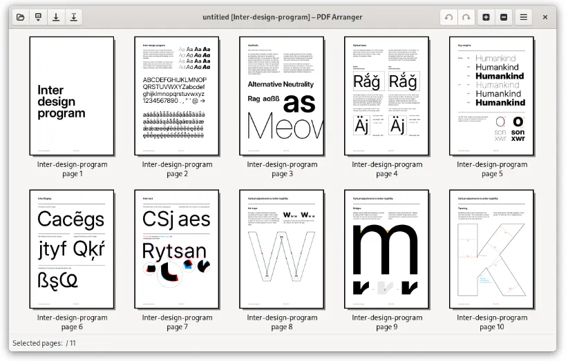 PDF Arranger(开源免费PDF编辑软件)