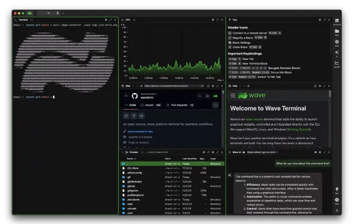 Wave Terminal(开源免费终端软件) Wave Terminal(开源免费终端软件)